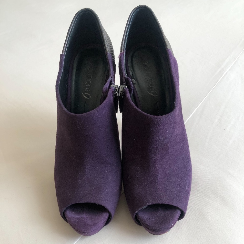 Boutique 9 Purple suede heels